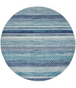 Nourison Passion - Psn26 Navy Blue Area Rug 8 ft. X Round