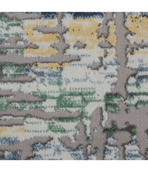 Nourison URBAN CHIC Area Rug Nourison Urban Chic Area Rug URC01-Grey/Multicolor