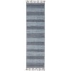 Nourison Asilah - Asi02 Light Blue Charcoal Area Rug 2 ft. 2 in. X 8 ft. 2 in. Runner