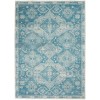 Nourison Tranquil(Traql) - Tra13 Light Blue Ivory Area Rug 4 ft. X 6 ft. Rectangle