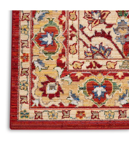 Nourison MAJESTIC Area Rug Nourison Majestic Area Rug MST04-Red