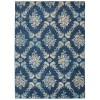 Nourison Tranquil(Traql) - Tra09 Navy Light Blue Area Rug 4 ft. X 6 ft. Rectangle