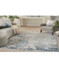 Nourison Concerto Ivory Grey Blue CNC01 7 ft. X 10 ft. Rectangle Rug