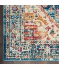 Nourison Passion Runner Area Rug PSN23-Ivory/Light Blue