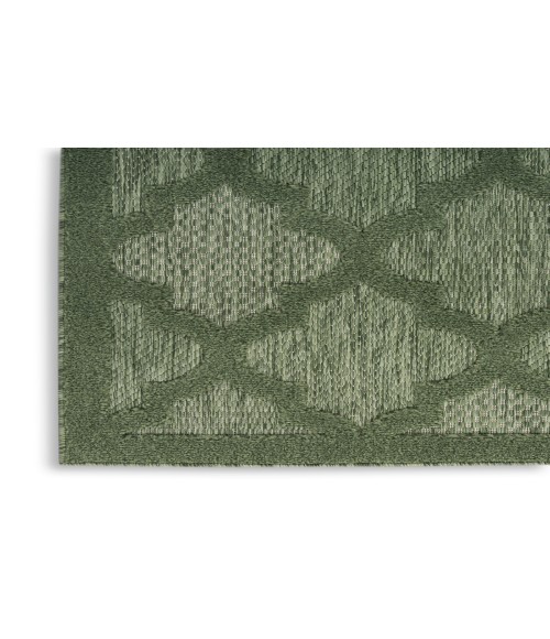 Nourison Easy Care Green NES01 6 ft. X 9 ft. Rectangle Rug
