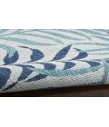 Nourison Garden Oasis Blue Rug GOA01 9 ft. X 12 ft. Rectangle - Rugs Town Nourison Garden Oasis Blue GOA01 9 ft. X 12 ft. Rectangle Rug