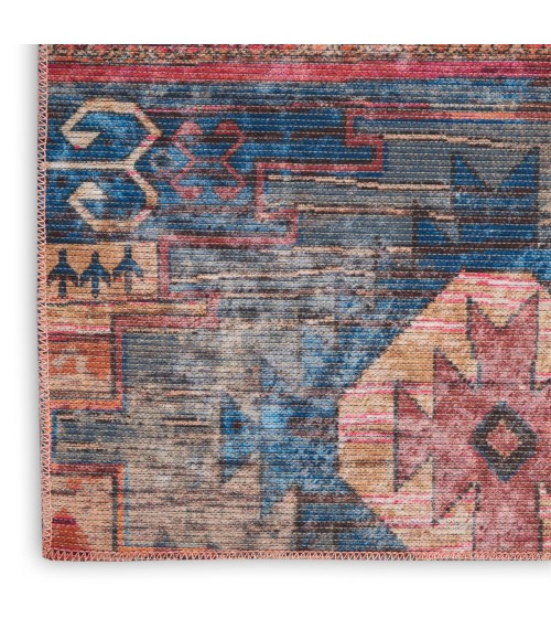 Nourison Machine Washable Series 1 Multicolor SR106 9 ft. X 12 ft. Rect. Rug