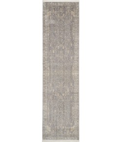 Nourison Lustrous Weave - Luw02 Grey Beige Area Rug 2 ft. 2 X 7 ft. 6 Rectangle