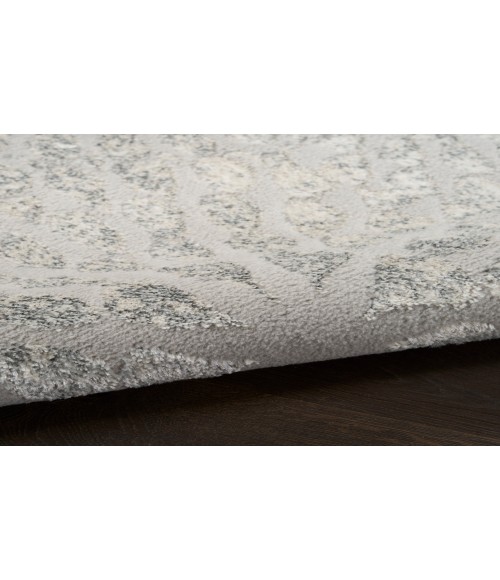 Nourison Ambiance Grey Silver AMI02 3 ft. 11 in. X 5 ft. 11 in. Rectangle Rug