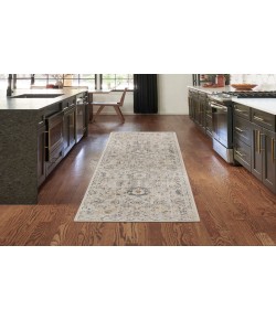 Nourison Oushak Home Cream OUS01 2 ft. 3 in. X 7 ft. 6 in. Rectangle Rug