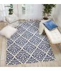 Nourison Grafix Area Rug GRF06-White/Blue