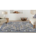 Nourison Allur Light Blue ALR03 4 ft. X 6 ft. Rectangle Rug