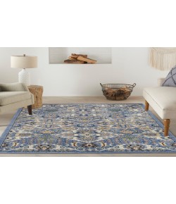 Nourison Allur Light Blue ALR03 4 ft. X 6 ft. Rectangle Rug