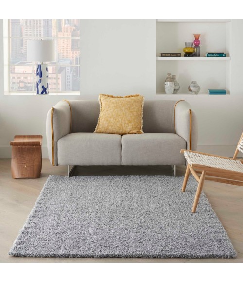 Nourison Shangri-La Area Rug SHI01 Lt Grey 5' x 7'