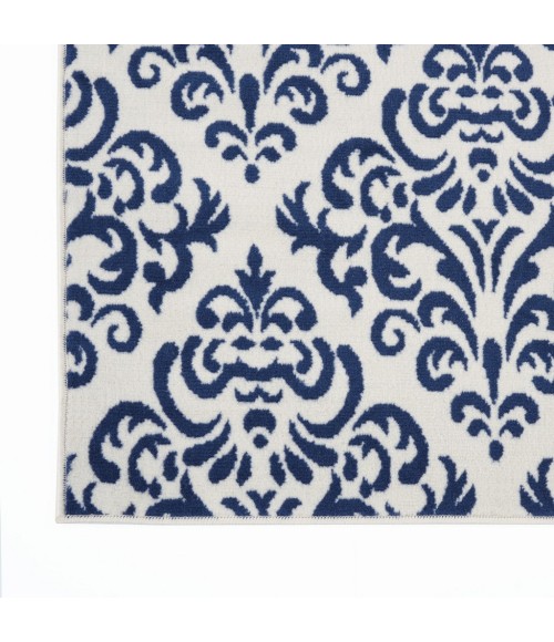 Nourison Grafix Area Rug GRF06-White/Blue