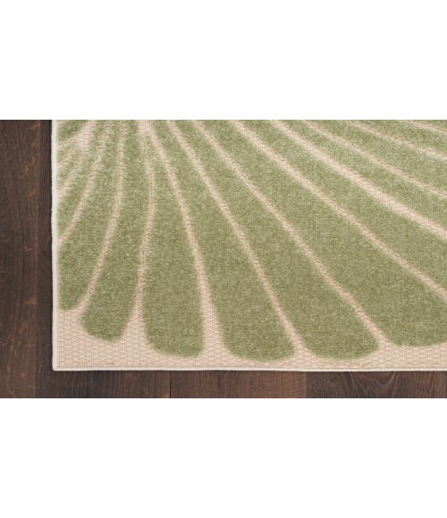 Nourison Aloha Green Yellow ALH24 3 ft. 6 in. X 5 ft. 6 in. Rectangle Rug