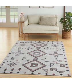 Nourison Home New Concept Washable - Sr108 Ivory Multicolor Area Rug 5 ft. 3 in. X 7 ft. 3 in. Rectangle