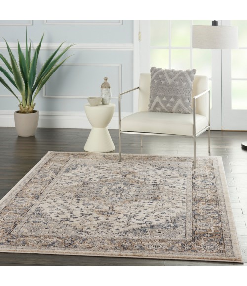 Nourison Quarry Area Rug QUA05 Ivory/Grey