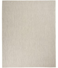 Nourison Courtyard - Cou01 Ivory Silver Area Rug 8 ft. X 10 ft. Rectangle