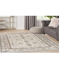 Nourison Serenity Home Ivory Mocha SRH02 3 ft. 11 in. X 5 ft. 11 in. Rectangle Rug
