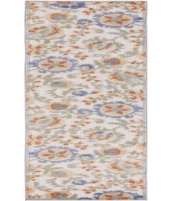 Nourison Aloha Ivory Blue ALH17 2 ft. 3 in. X 8 ft. Rectangle Rug