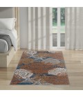 Nourison Seaside Blue Multicolor SDS04 3 ft. X 5 ft. Rect. Rug