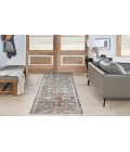 Nourison Astra Machine Washable Ivory Multicolor ASW16 2 ft. X 6 ft. Rectangle Rug