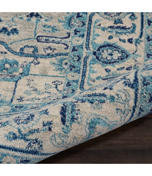 Nourison Tranquil Area Rug TRA06-Ivory/Navy