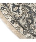 Nourison Quarry Ivory Blue QUA05 8 ft. X Round Rug
