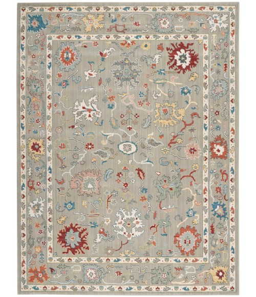 Nourison Parisa Area Rug PSA03 Grey 7'9" x 9'9"