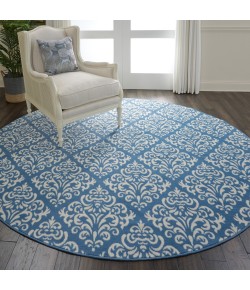 Nourison Grafix - Grf06 Blue Area Rug 8 ft. X Round