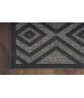 Nourison Versatile Charcoal Black NRV01 2 ft. X 6 ft. Rectangle Rug