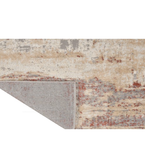 Calvin Klein CK005 Enchanting Grey Rust ECH02 2 ft. 3 in. X 7 ft. 3 in. Rectangle Rug