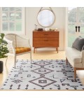 Nicole Curtis Machine Washable Series 1 Area Rug SR108 Ivory/Multi