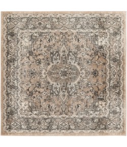 Nourison Concerto Beige Grey CNC05 4 ft. X Square Rug