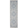 Nourison Elation - Etn10 Ivory Blue Area Rug 2 ft. 3 X 7 ft. 6 Rectangle