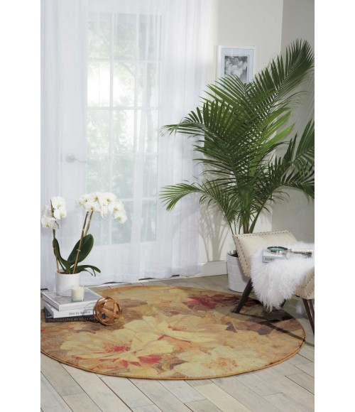 Nourison SOMERSET Area Rug Nourison Somerset Round Area Rug ST83-Multicolor