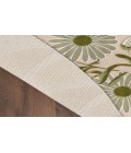 Nourison Aloha Ivory Green ALH33 5 ft. 3 in. Round Rug