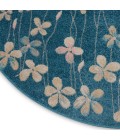 Nourison Tranquil Round Area Rug TRA04-Turquoise