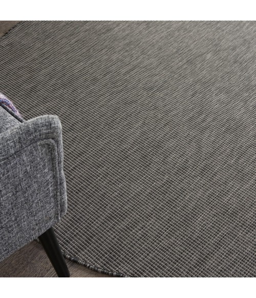 Nourison Positano Round Area Rug POS01-Charcoal