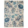 Nourison Tranquil(Traql) - Tra02 Ivory Light Blue Area Rug 4 ft. X 6 ft. Rectangle