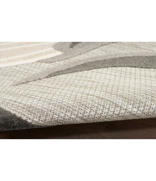 Nourison Aloha Beige ALH33 5 ft. 3 in. Round Rug