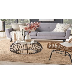 Nourison Natural Jute Natural NJT01 8 ft. Square Rug