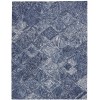 Nourison Interlock - Itl01 Denim Area Rug 8 ft. X 10 ft. 6 Rectangle