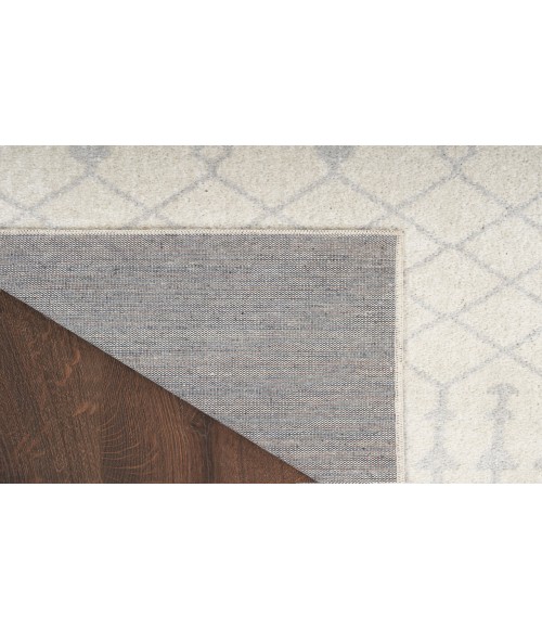 Nourison Astra Machine Washable Ivory ASW10 2 ft. X 6 ft. Rectangle Rug