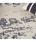 Nourison TEXTURED CONTEMPORARY Area Rug Nourison Textured Contemporary Area Rug TEC03-Ivory Blue
