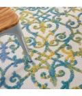 Nourison Aloha Indoor/Outdoor Area Rug ALH21-Ivory Blue