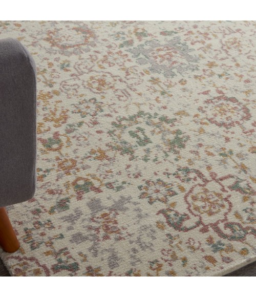 Nourison Twilight Area Rug TWI13 Ivory/Multi 5'6" x 8'