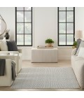 Nourison Textured Home Ivory Grey TXH01 6 ft. X 9 ft. Rect. Rug