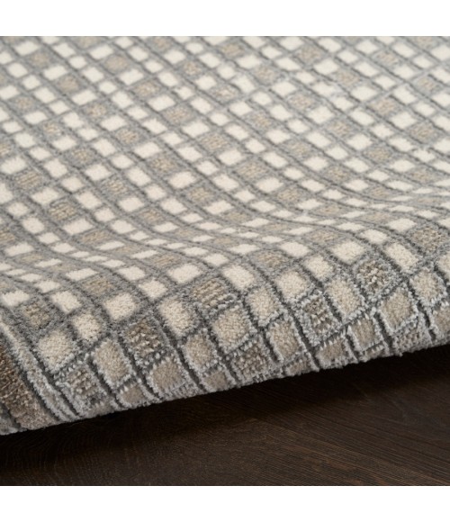 Nourison Home Nordic Ivory Grey NRC03 5 ft. X 7 ft. Rectangle Rug